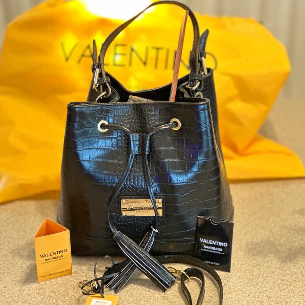 VALENTINO, Mario NEW Crossbody black bag.